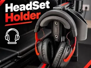 HeadSet Holder - Sim Rig Headphone Mount