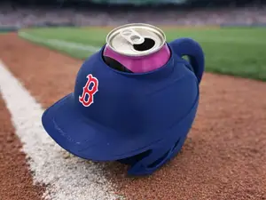 Boston Edition - Mini Baseball Helmet Can Holder