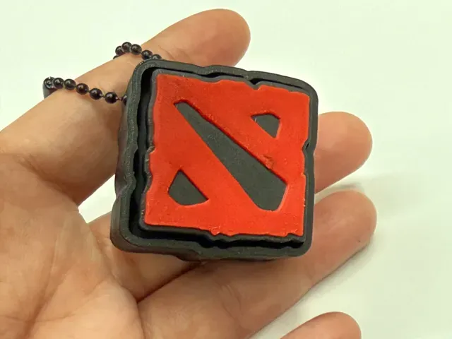 DOTA Fidget Clicker Keychain