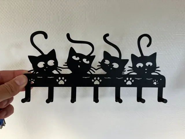 Cat wall key holder — Image 6 of 10