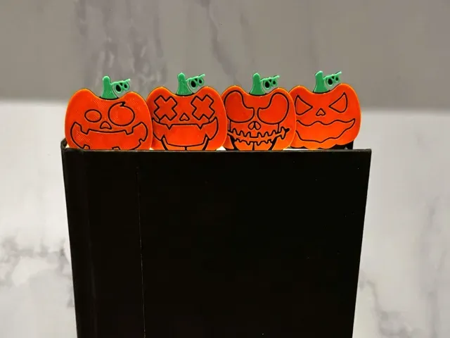 Halloween Pumpkin Patch Bookmark Collection