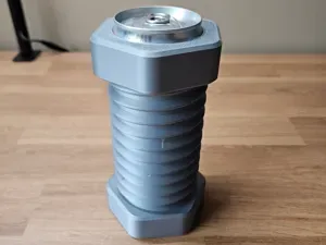 12oz Skinny Bolt & Nut Can Koozie