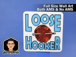 LOL Funny Knitting / Yarn Wall Art / SIgn -No AMS