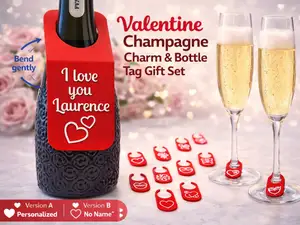 Love Wine Charm & Bottle Tag Gift Set