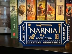 Narnia book club ticket
