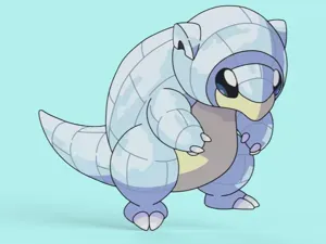 Alolan Sandshrew Wall Art