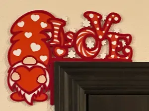 Valentine's Day Gnome Love Door Corner