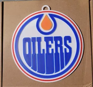 EDMONTON OILERS 3D Logo 180mm series