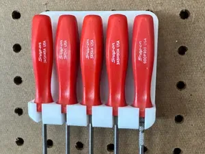 4 or 5 Slot Snap-on Pick Set 1" Pegboard Holder
