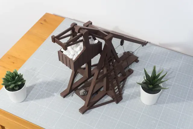 Functional Counterweight Trebuchet Toy — Фото 4 из 9