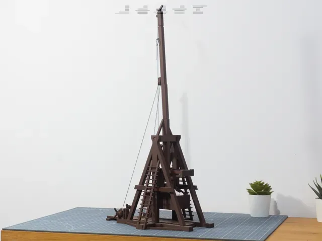 Functional Counterweight Trebuchet Toy