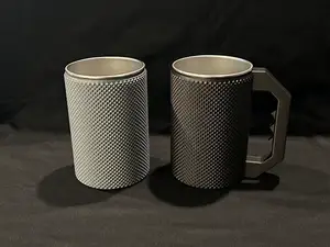 Totally Knurly 16oz Stainless Steel Cup Caddy