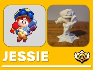Jessie Brawl Stars Figurine