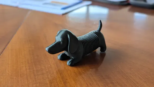 Sausage Dog Spring Toy — Image 6 of 6