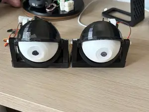 Big Animatronic Eyes (4 servos)