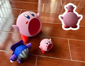 星之卡比 | 桌面收纳盒 | 升级背部圆滑版 | NO AMS/胶水 | 星のカービィ,Kirby