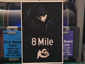 8 Mile Movie Poster - Hueforge Art