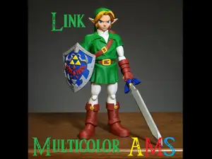 Zelda Fan Art : Link Multicolor