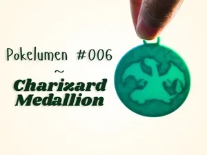 Pokelumen #006 ~ Charizard Medallion