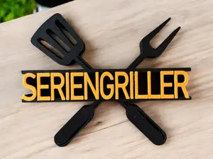 Seriengriller // Schriftzug