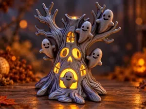 Spooky Ghost Tree – beleuchteter Geisterbaum