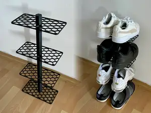 Modular Shoe Rack - Honeycomb Design