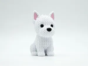 Knitted Westie Dog