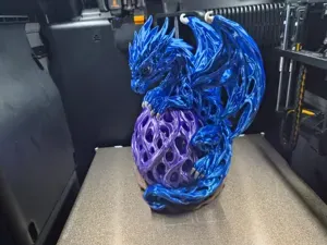 Voronoi Dragon Lamp – Mystical Fantasy Light