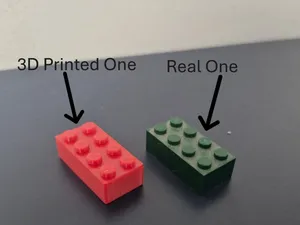 4X2 Brick compatible with legos
