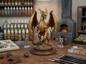 D&D MINIATURE - Aurum, il Drago d'oro