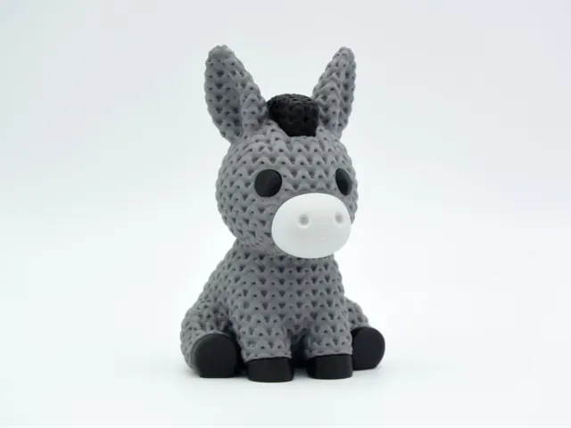 Knitted Donkey