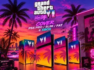 GTA VI Custom PS5 pro/slim Cover