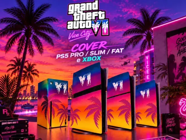GTA VI Custom PS5 pro/slim Cover