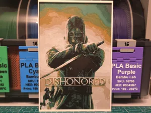 Dishonored Game Poster - Hueforge Art