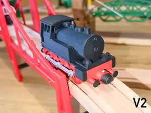 BR80 - steam locomotive for wooden tracks