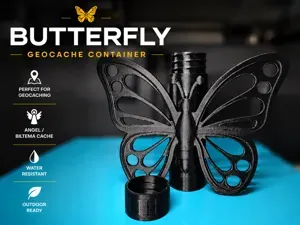 Butterfly Geocache Container