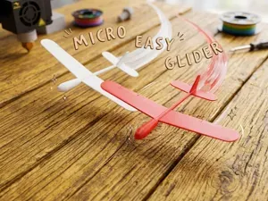 Mini-Segelflugzeug – Schnell Druck, wenig Filament