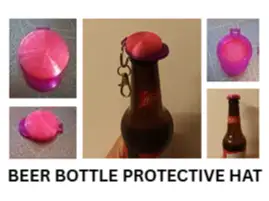 TPU - CAP - HAT - SAFETY - BEER BOTTLE LID-KEYRING