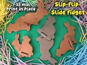 Chocolate Easter Bunny Slider + Flip Fidget