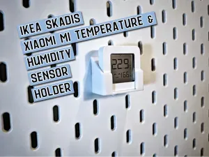 Xiaomi Mi temperature sensor holder - Ikea Skadis