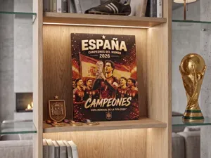 Lienzo 3D España Campeones 2026 – Arte en Relieve