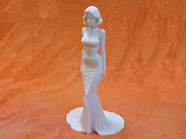 Elegant Evening Gown Lady – Standing Figure