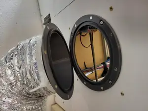 Magnetic Hose Mount for Fume Extraction (100 mm)