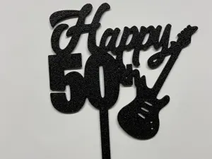 Happy 50th cake topper