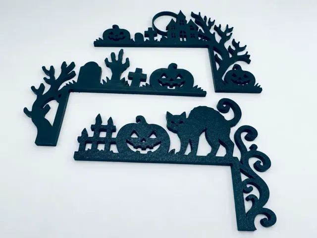 Halloween Door Frame Decorations Set of 3 Spooky
