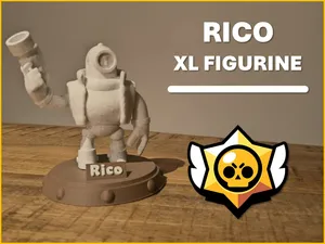Rico | XL Brawl Stars Figurine (No AMS)