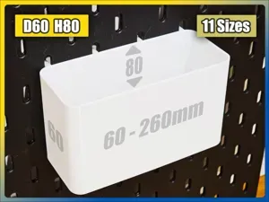 IKEA Skadis Container D60 H80