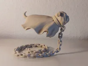 Floating Ghost Dog Illusion - Bulldog
