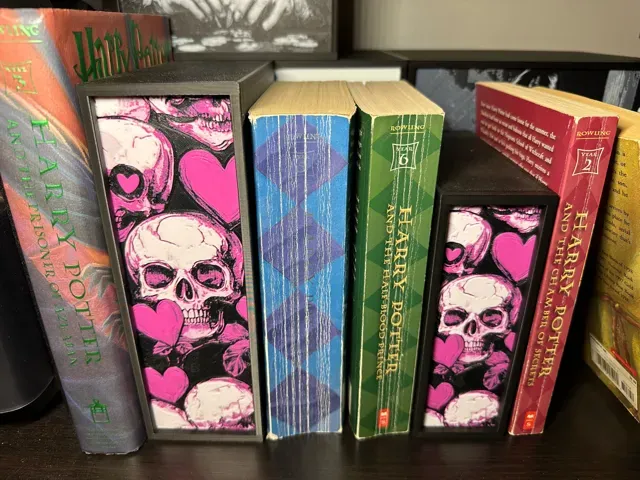 Skull Heart Hueforge Bookmarks - 2 sizes — Фото 2 из 7