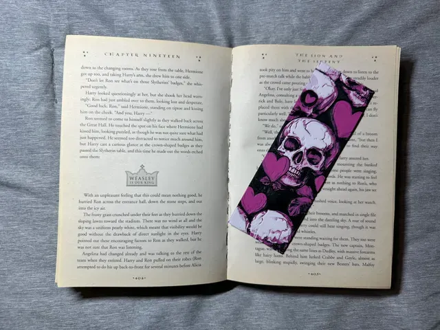 Skull Heart Hueforge Bookmarks - 2 sizes — Фото 5 из 7